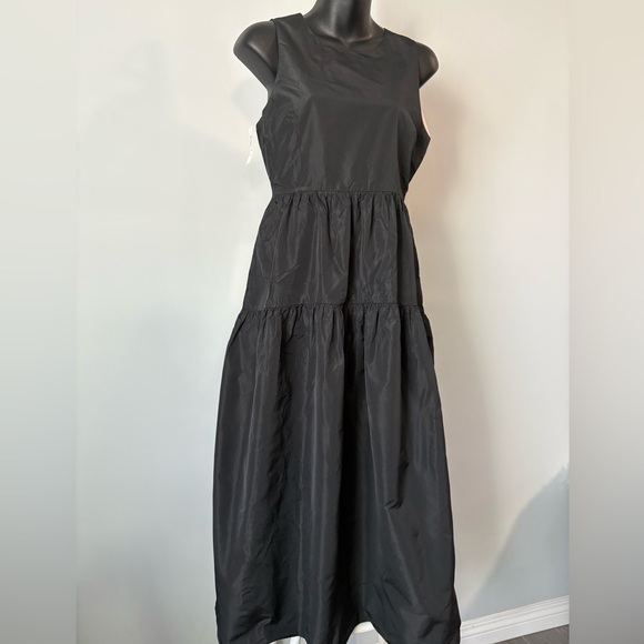 ARITZIA||Wilfred~Italian Taffeta Midi Dress - Picture 4 of 12